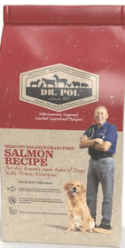 Dr. Pol Healthy Balance Limited Ingredient Grain-Free Salmon Recipe Adult Dry Dog Food for All Breeds, Ages and Sizes of Dogs, 4 lb. Bag